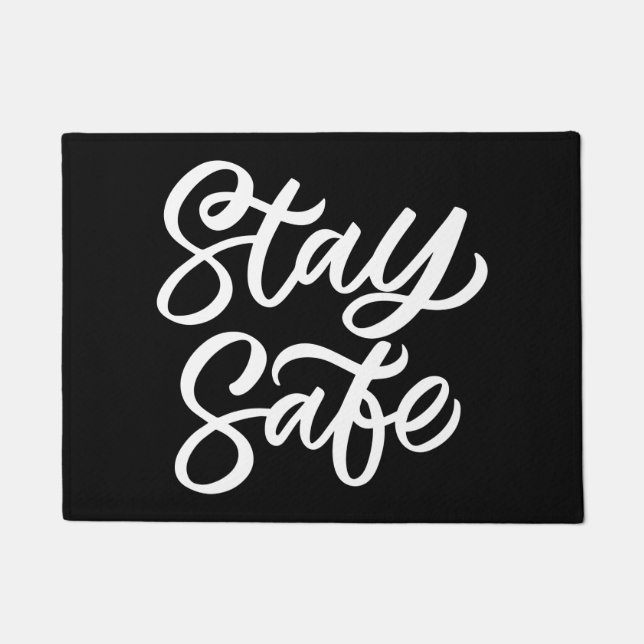 Felpudo Y Mantente A Salvo (Anverso)