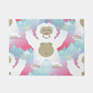 Felpudo yeti doormat door mat