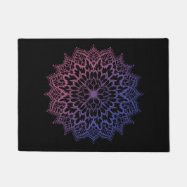 Felpudo Yoga floral Mandala Flor