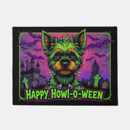 Felpudo Yorkiestein Feliz Cómo-lan-víspera