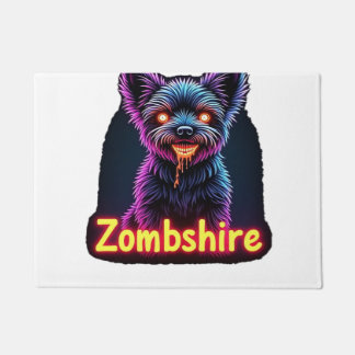 Felpudo Yorkshire Terrier Yorkie Perro Zombie Halloween Ov