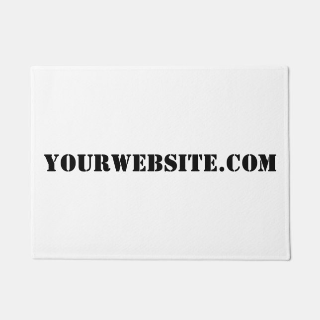 Felpudo YourWebSite.com (Anverso)
