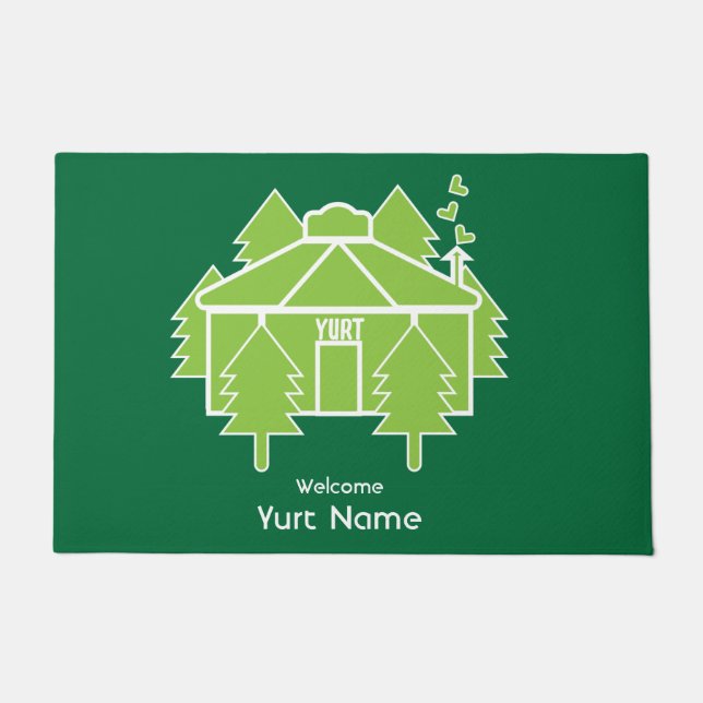 Felpudo Yurt Living And Vacations Coffee Mug (Anverso)