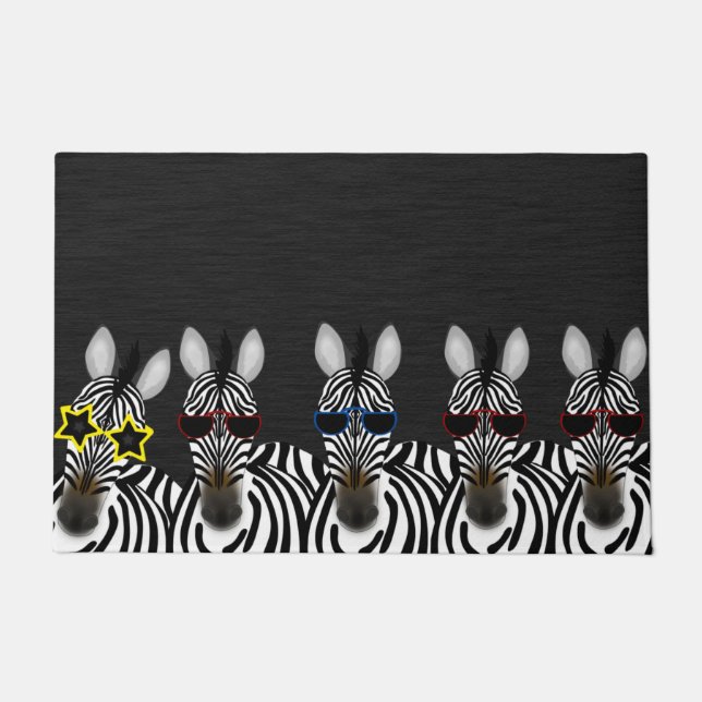 Felpudo Zebras Doormat (Anverso)