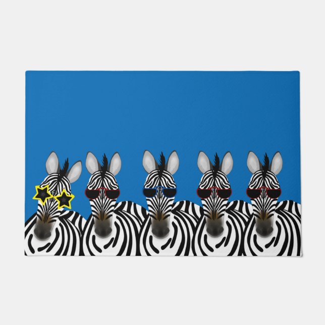 Felpudo Zebras Doormat (Anverso)