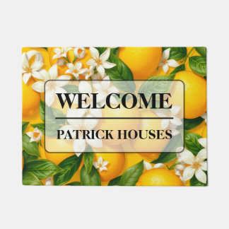 Felpudo Zesty Lemon & Jasmine Spring Doormat