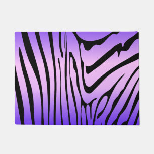 Felpudo Zesty Zebra Purple