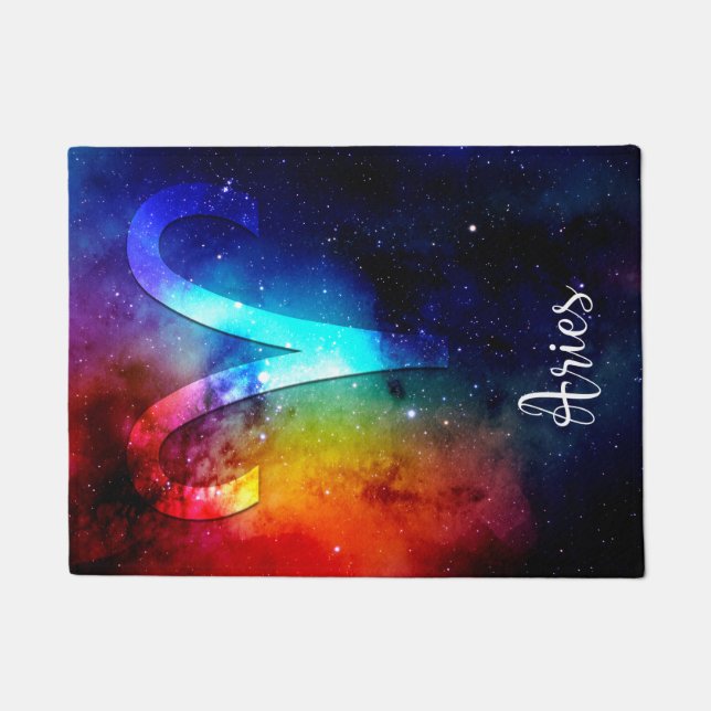 Felpudo Zodiac : Arria espacio Arcoiris (Anverso)