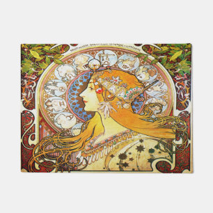 Felpudo Zodiaco 1896 de Alfons Mucha