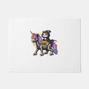 Felpudo Zombiecorn Cat Halloween Grim Reaper