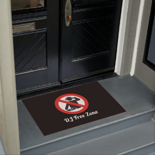 Felpudo Zona libre de DJ Doormat