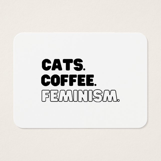 Feminismo en el café de los gatos (Frente)