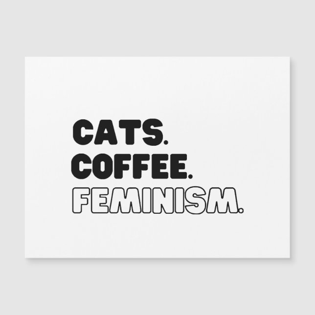 Feminismo en el café de los gatos (Anverso)