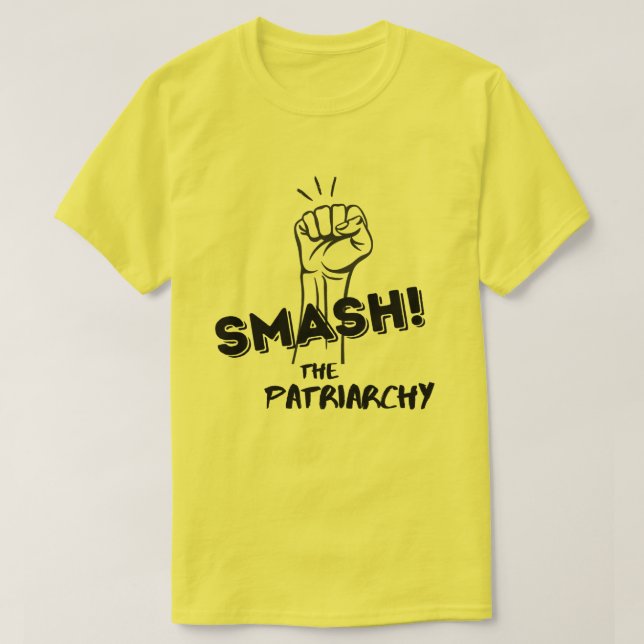 feminista - Rompe el patriarcado - camiseta (Diseño del anverso)