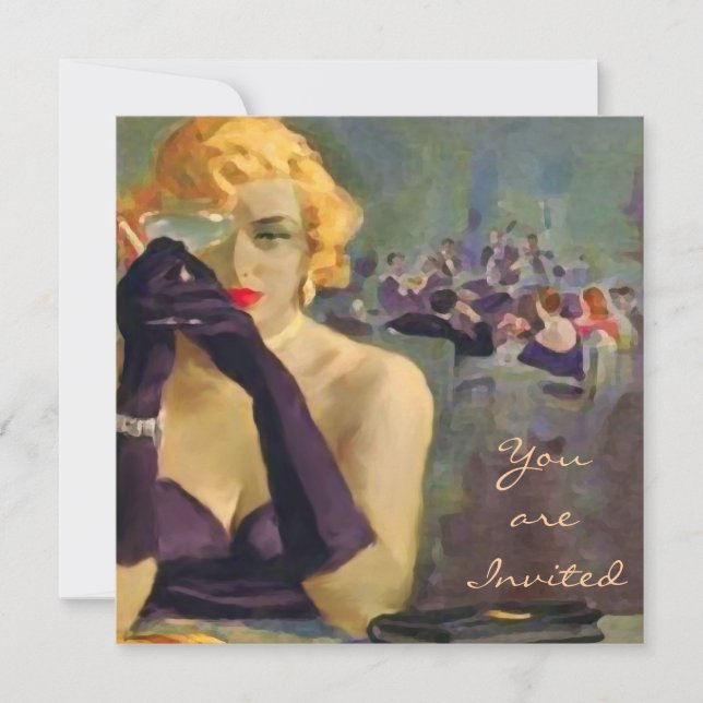 Femme Fatale ~ Invitaciones (Anverso)