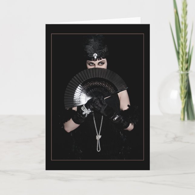 Femme Fatale - tarjeta (personalizar) (Anverso)