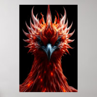 🔥 Fénix Ascendente - Arte Fantástico de Ave de Fu