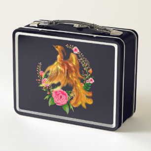 Fénix Floral Surge De La Fantasía De Los Fiery Ash