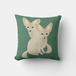 Fennec Fox Cojín decorativo