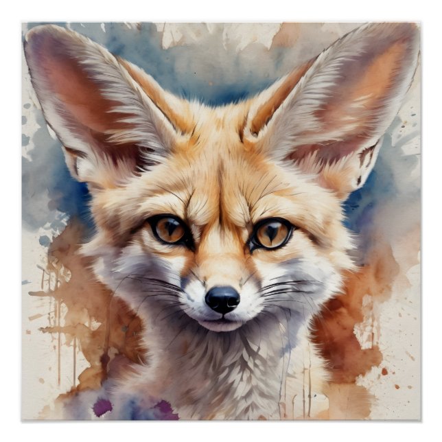 Fennec Fox no 2 Poster Glosante (Anverso)