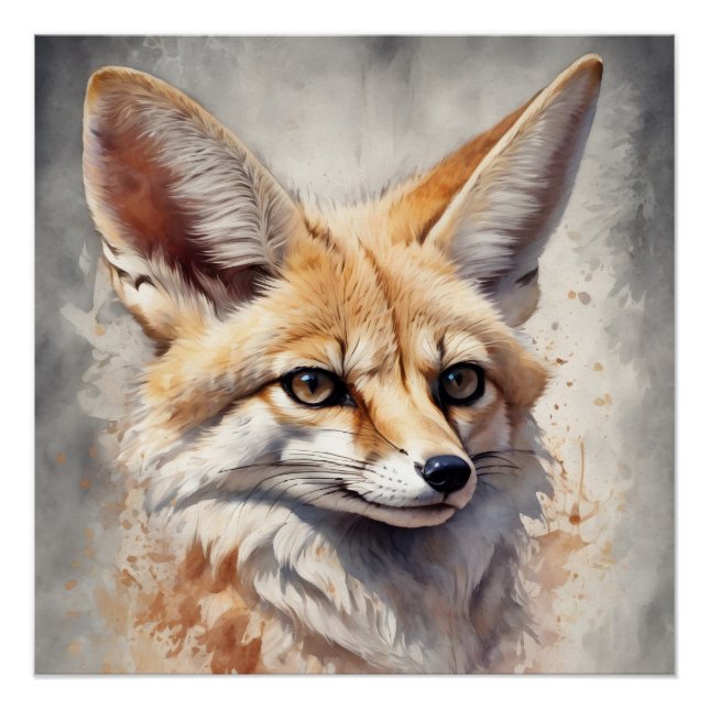 Fennec Fox no 3 Poster Glosante (Anverso)
