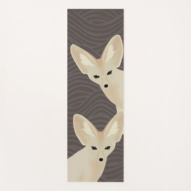 Fennec Foxes Yoga Mat (Anverso)