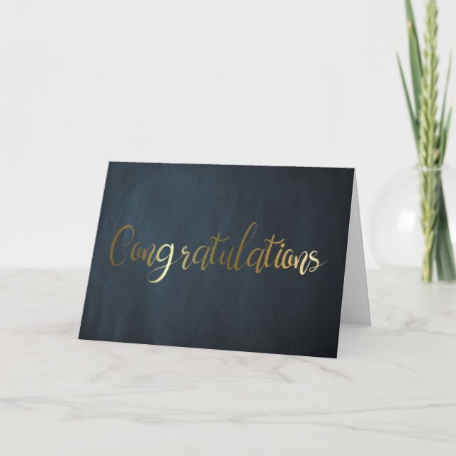 Fenómeno de la tarjeta de felicitación Navy Blue G (Anverso)