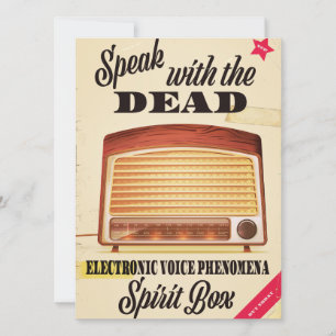 Fenómeno de voz electrónica Anuncio de caza fantas