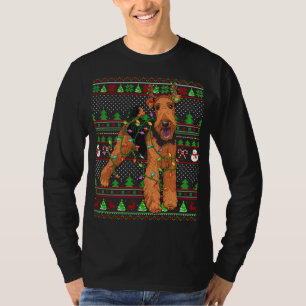Feo Navidad Sweater Style Funny Airedale Terrier D