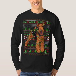 Feo Navidad Sweater Style Funny Airedale Terrier D