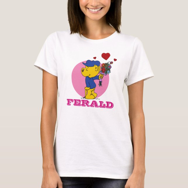Ferald | Camiseta de Corazón y Flores (Anverso)