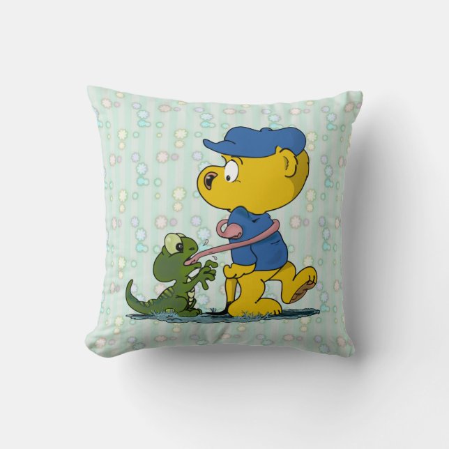 Ferald y el Cojín decorativo Baby Lizard (Anverso)