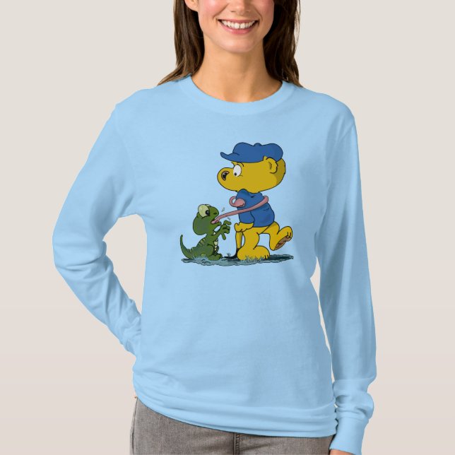 Ferald y la camiseta de Baby Lizard (Anverso)