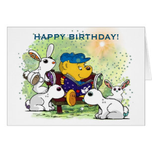 Ferald y la tarjeta de cumpleaños de los Bunnies