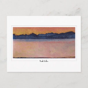 Ferdinand Hodler #104 - Tarjeta postal de arte fin