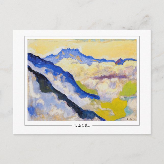 Ferdinand Hodler #168 - postal Bella Artes (Anverso)