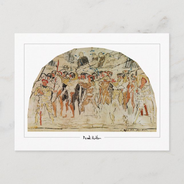 Ferdinand Hodler #225 - Postales Bellas Artes (Anverso)