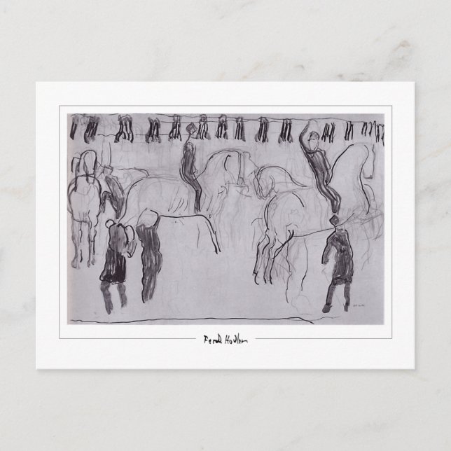 Ferdinand Hodler #257 - Postales Bellas Artes (Anverso)