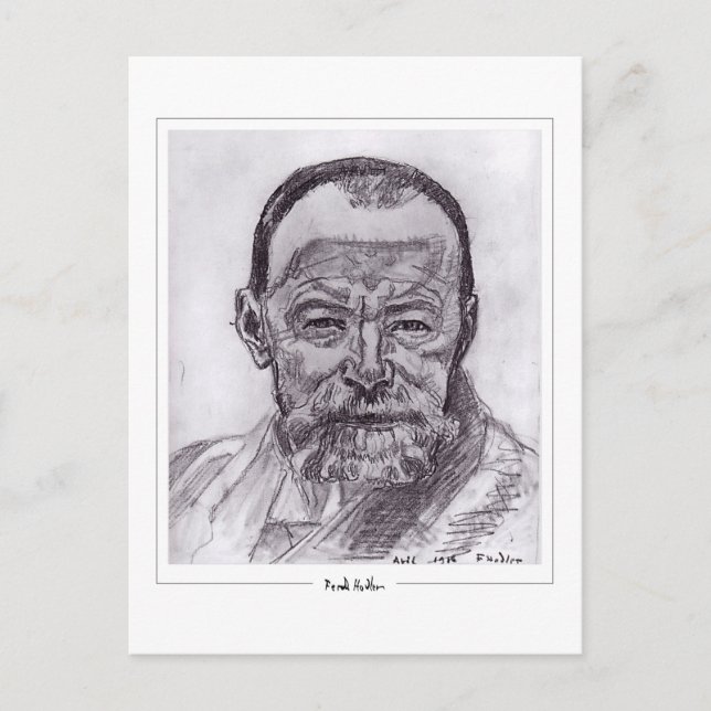 Ferdinand Hodler #266 - postal Bella Artes (Anverso)