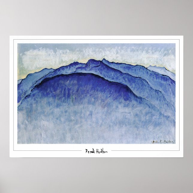 Ferdinand Hodler Zedign Poster de arte #157 (Frente)