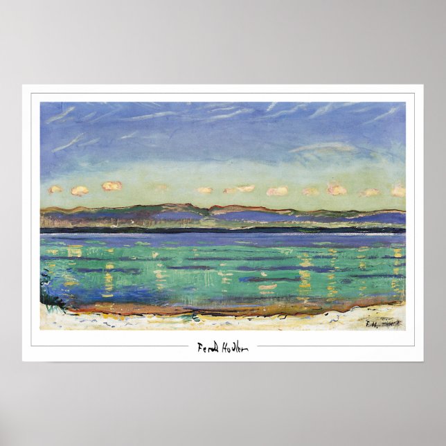 Ferdinand Hodler Zedign Poster de arte #159 (Frente)
