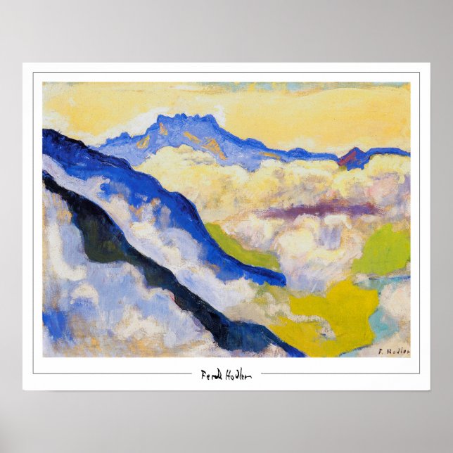 Ferdinand Hodler Zedign Poster de arte #168 (Frente)