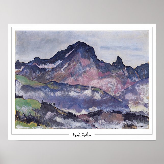 Ferdinand Hodler Zedign Poster de arte #185 (Frente)