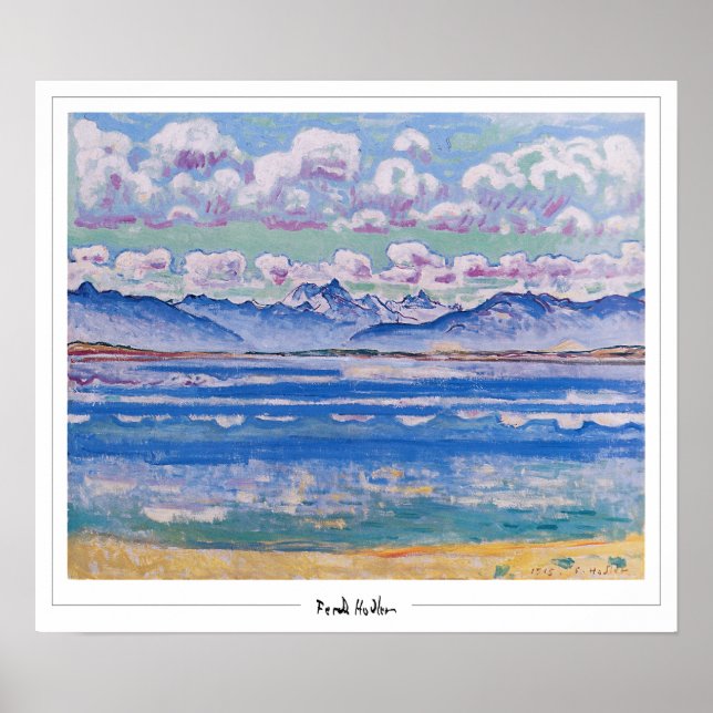 Ferdinand Hodler Zedign Poster de arte #230 (Frente)