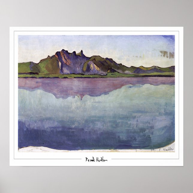 Ferdinand Hodler Zedign Poster de Arte #247 (Frente)