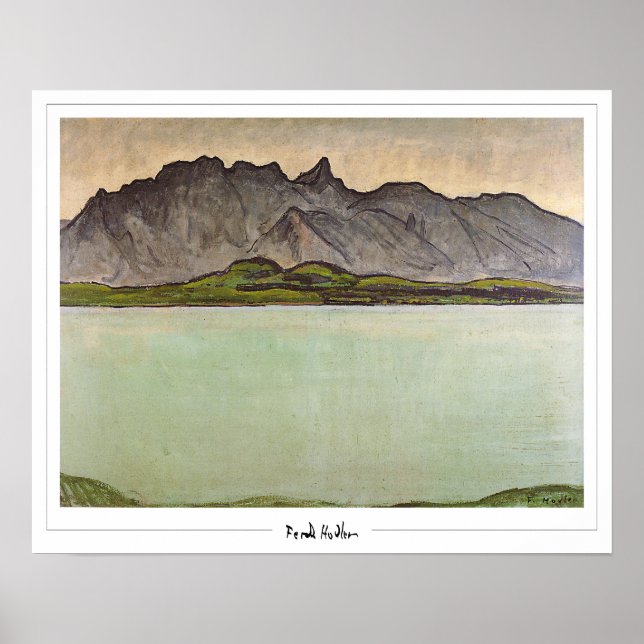 Ferdinand Hodler Zedign Poster de Arte #248 (Frente)