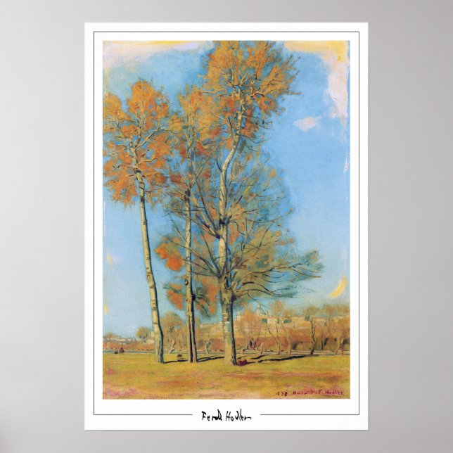Ferdinand Hodler Zedign Poster de Arte #45 (Frente)