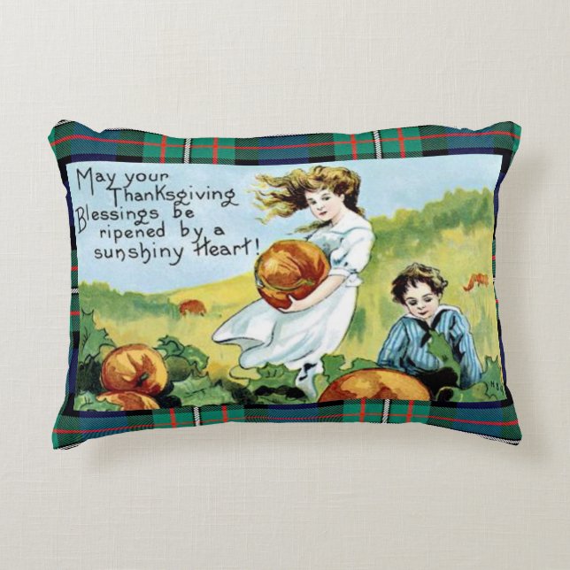 Ferguson Clan Tartán almohada Vintage (Anverso)