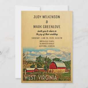 Feria de Invitación a la Boda de Virginia Occident