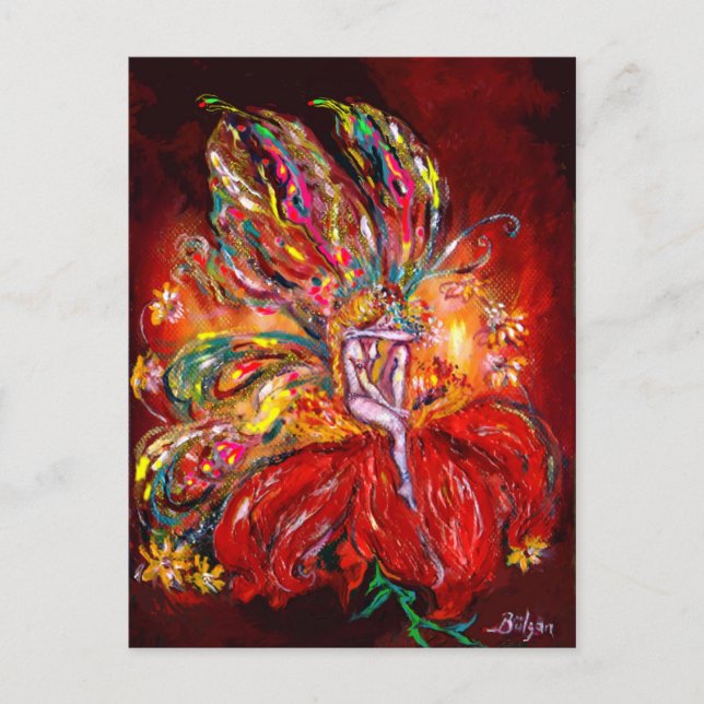 FERIA EN ROJO, postal (Anverso)